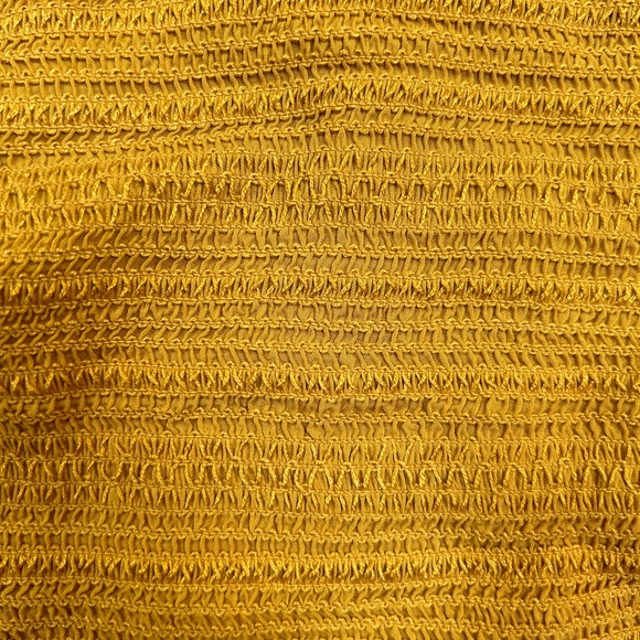 Urban Outfitters (Ecote) Elastic Textured Tank (Small) - Mustard - Picture 2 of 2